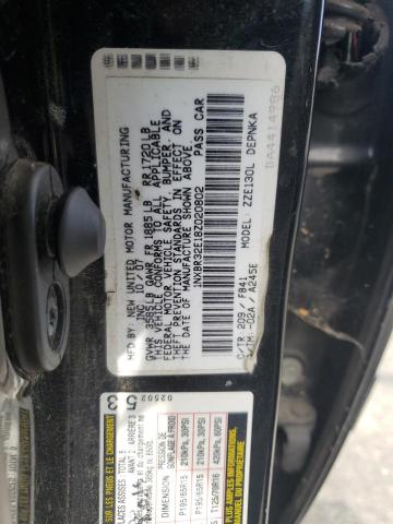 1NXBR32E18Z020802 - 2008 TOYOTA COROLLA CE BLACK photo 12