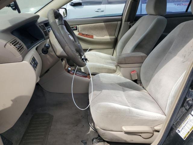 1NXBR32E18Z020802 - 2008 TOYOTA COROLLA CE BLACK photo 7