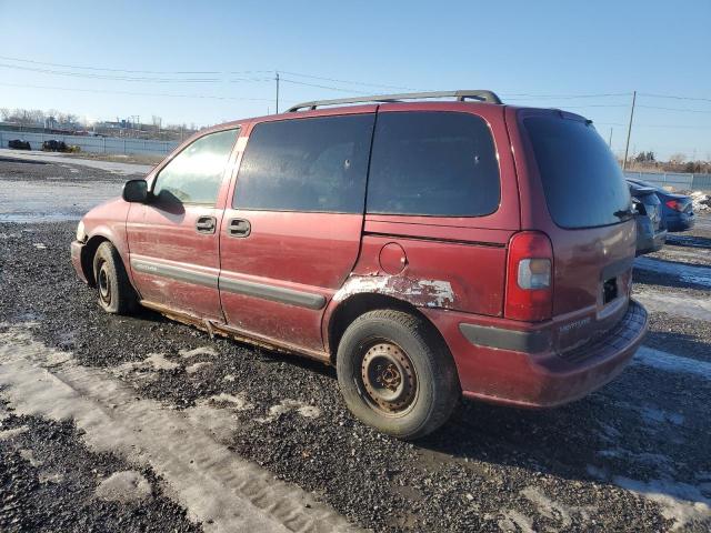 1GNDU03E53D190461 - 2003 CHEVROLET VENTURE BURGUNDY photo 2