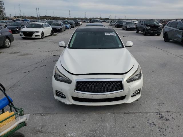 JN1BV7AP4FM353182 - 2015 INFINITI Q50 BASE WHITE photo 5