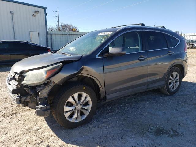 5J6RM3H70DL008080 - 2013 HONDA CR-V EXL GRAY photo 1