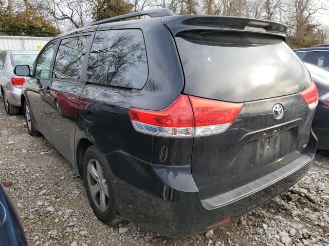 5TDKK3DCXES487446 - 2014 TOYOTA SIENNA LE BLACK photo 2