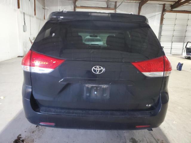 5TDKK3DCXES487446 - 2014 TOYOTA SIENNA LE BLACK photo 6