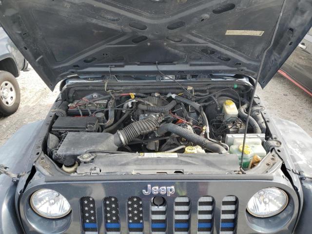 1J4FA24138L533888 - 2008 JEEP WRANGLER X GRAY photo 12