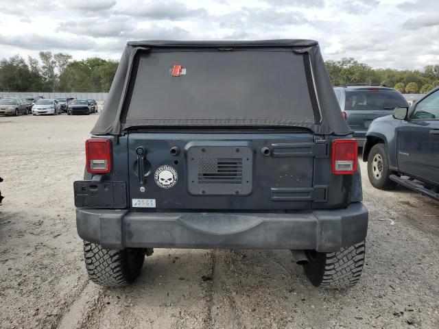 1J4FA24138L533888 - 2008 JEEP WRANGLER X GRAY photo 6