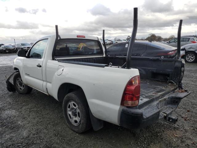 5TENX22N77Z367493 - 2007 TOYOTA TACOMA WHITE photo 2