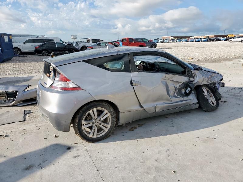 JHMZF1D66BS002416 - 2011 HONDA CR-Z EX ნაცრისფერი ფოტო 3