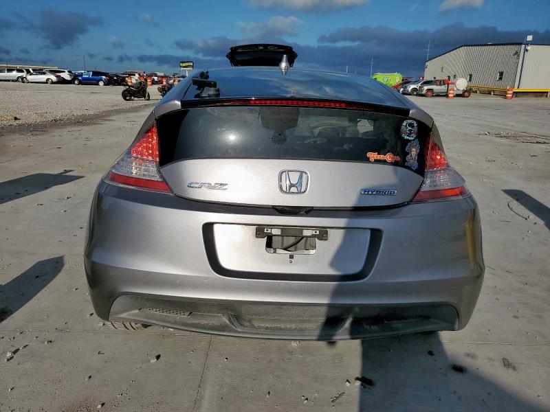 JHMZF1D66BS002416 - 2011 HONDA CR-Z EX ნაცრისფერი ფოტო 6