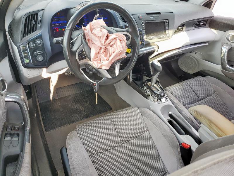 JHMZF1D66BS002416 - 2011 HONDA CR-Z EX ნაცრისფერი ფოტო 8