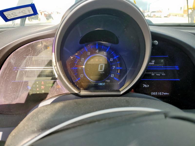 JHMZF1D66BS002416 - 2011 HONDA CR-Z EX ნაცრისფერი ფოტო 9