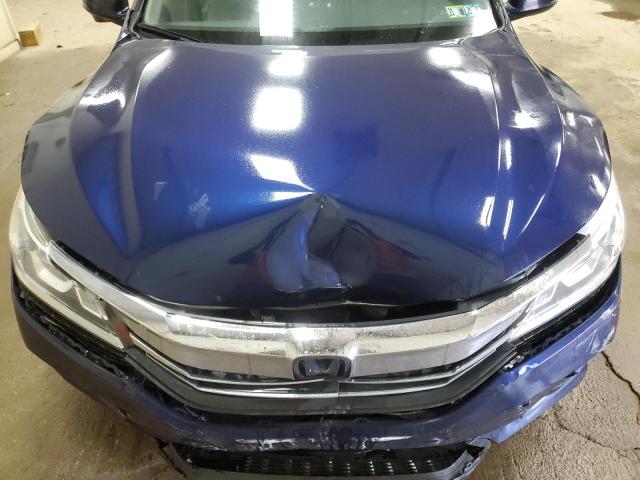 1HGCR2F92HA288020 - 2017 HONDA ACCORD EXL BLUE photo 11
