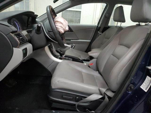 1HGCR2F92HA288020 - 2017 HONDA ACCORD EXL BLUE photo 7