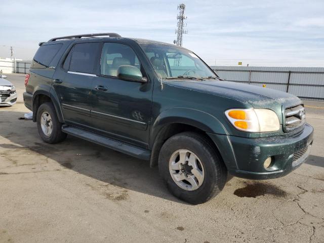 5TDBT48A51S001471 - 2001 TOYOTA SEQUOIA LIMITED GREEN photo 4