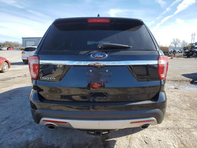 1FM5K8F84GGA97387 - 2016 FORD EXPLORER LIMITED BLACK photo 6