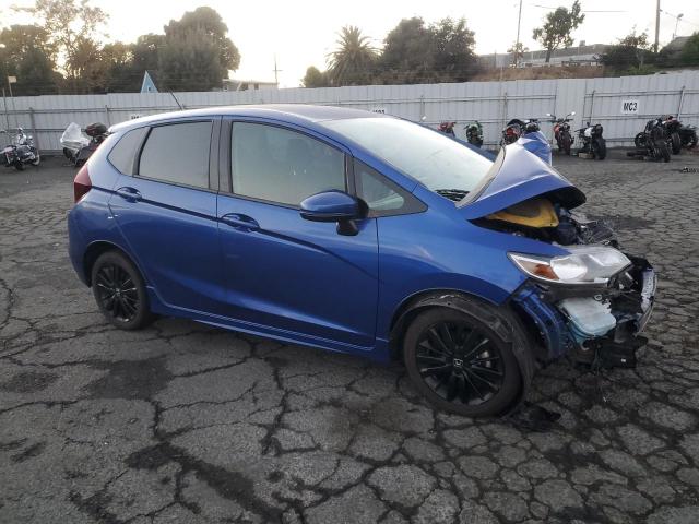 3HGGK5G60JM716994 - 2018 HONDA FIT SPORT BLUE photo 4