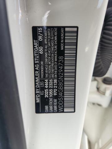 WDDSJ4GB8GN294738 - 2016 MERCEDES-BENZ CLA 250 4MATIC WHITE photo 12