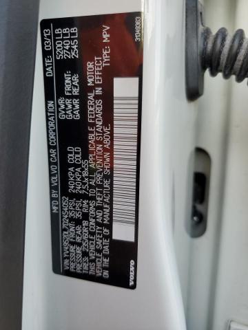 YV4952DL7D2454052 - 2013 VOLVO XC60 3.2 WHITE photo 13