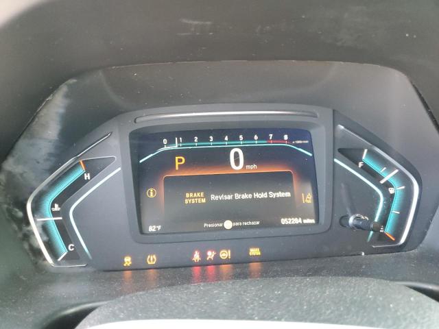 5FNRL6H73LB002124 - 2020 HONDA ODYSSEY EXL WHITE photo 9