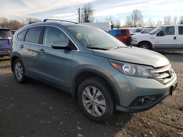 5J6RM3H78CL003725 - 2012 HONDA CR-V EXL GREEN photo 4