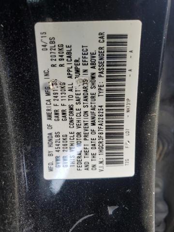 1HGCR3F87FA028254 - 2015 HONDA ACCORD EXL BLACK photo 13