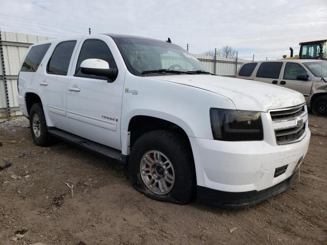 1GNFK13559R280709 - 2009 CHEVROLET TAHOE HYBRID WHITE photo 4