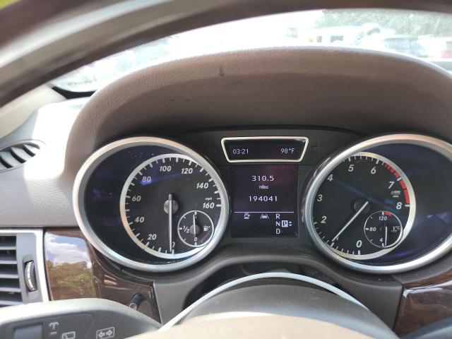 4JGDA5HBXCA070018 - 2012 MERCEDES-BENZ ML 350 4MATIC BLACK photo 9