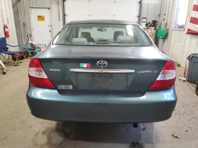 4T1BE32K92U543400 - 2002 TOYOTA CAMRY LE GREEN photo 6