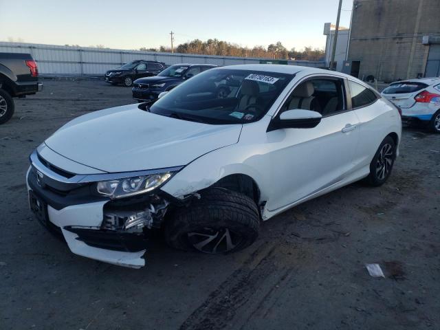 2HGFC4B55JH305817 - 2018 HONDA CIVIC LX WHITE photo 1