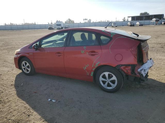 JTDKN3DU9D1725010 - 2013 TOYOTA PRIUS MAROON photo 2