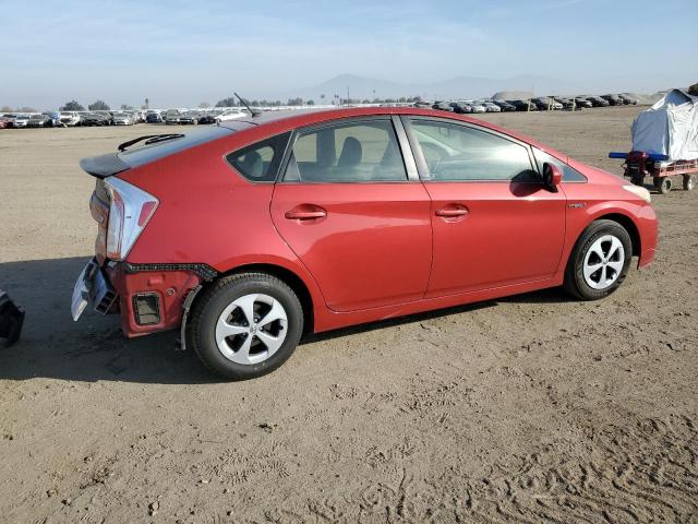 JTDKN3DU9D1725010 - 2013 TOYOTA PRIUS MAROON photo 3