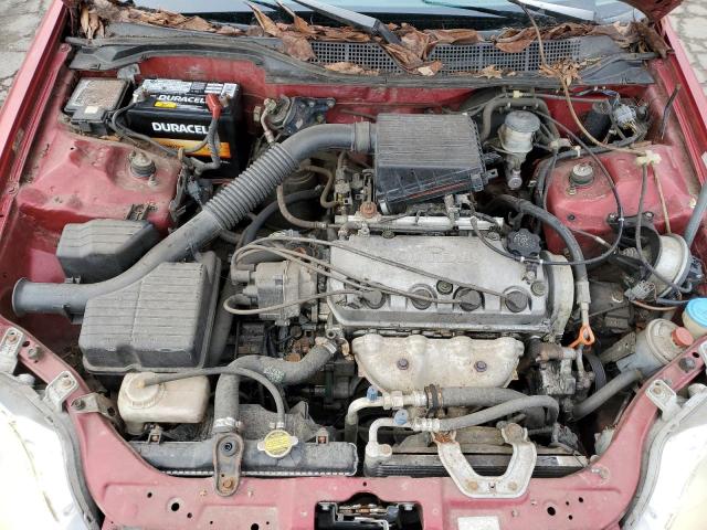 1HGEJ6671XL044612 - 1999 HONDA CIVIC LX RED photo 11