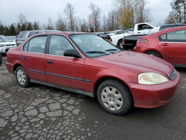 1HGEJ6671XL044612 - 1999 HONDA CIVIC LX RED photo 4