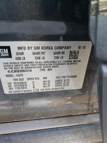 KL4CJBSB3GB543145 - 2016 BUICK ENCORE CONVENIENCE Boz foto 13