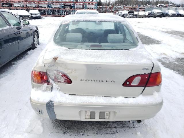 2T1BR12E7YC787432 - 2000 TOYOTA COROLLA VE BEIGE photo 6