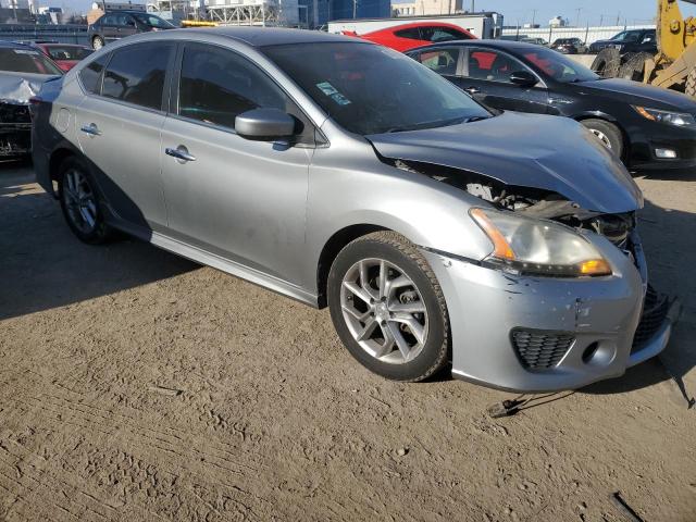 3N1AB7AP9EY233538 - 2014 NISSAN SENTRA S SILVER photo 4