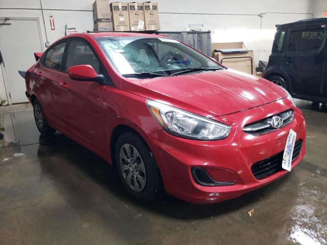 KMHCT4AE6GU106120 - 2016 HYUNDAI ACCENT SE RED photo 4