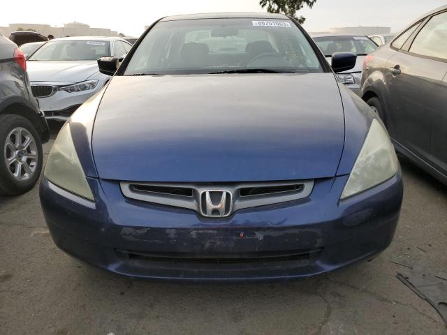 1HGCM66563A085532 - 2003 HONDA ACCORD EX BLUE photo 5