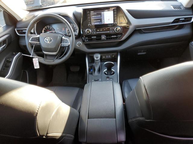 5TDHZRAH4NS137335 - 2022 TOYOTA HIGHLANDER XLE CHARCOAL photo 8