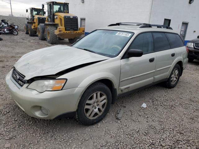 4S4BP61C467349965 - 2006 SUBARU LEGACY OUTBACK 2.5I BEIGE photo 1