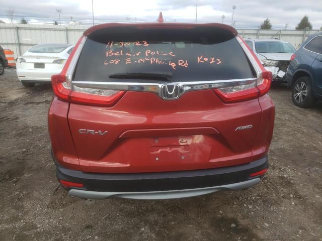 5J6RW2H51HL048144 - 2017 HONDA CR-V EX RED photo 6