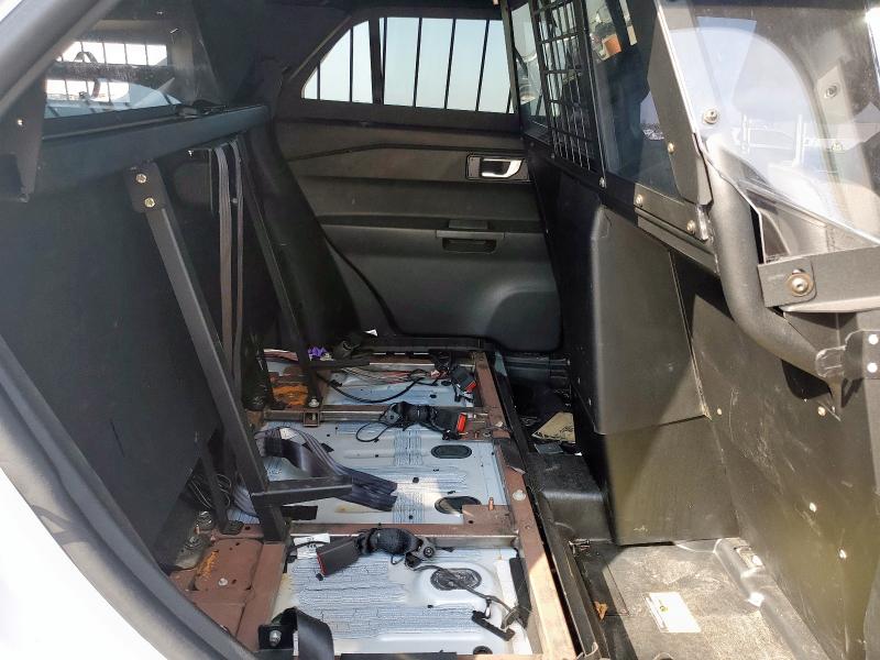 1FM5K8AB7PGB12791 - 2023 FORD EXPLORER POLICE INTERCEPTOR Білий фото 10