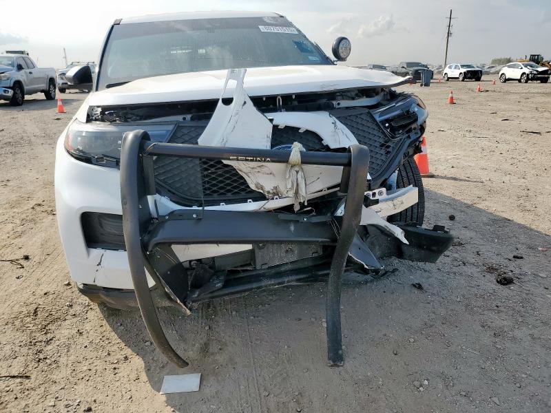 1FM5K8AB7PGB12791 - 2023 FORD EXPLORER POLICE INTERCEPTOR Білий фото 5