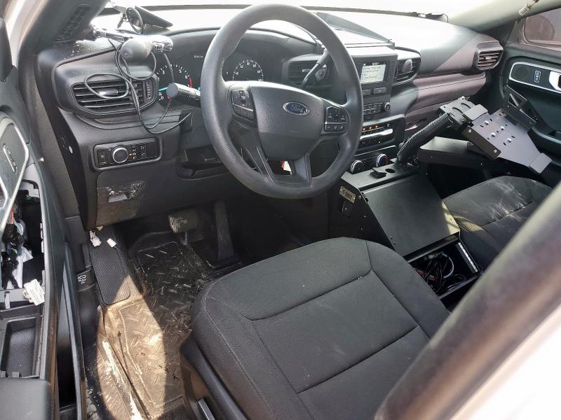 1FM5K8AB7PGB12791 - 2023 FORD EXPLORER POLICE INTERCEPTOR Білий фото 8
