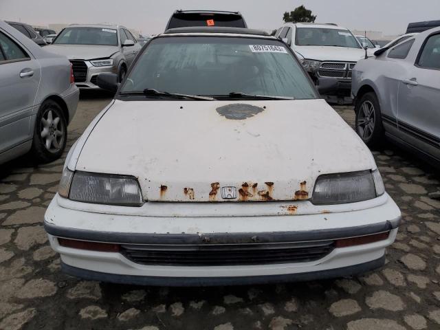 2HGED7362LH520785 - 1990 HONDA CIVIC SI WHITE photo 5