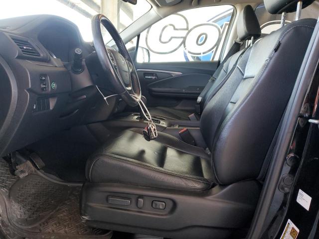 5FNYF5H52HB017345 - 2017 HONDA PILOT EXL BLACK photo 7