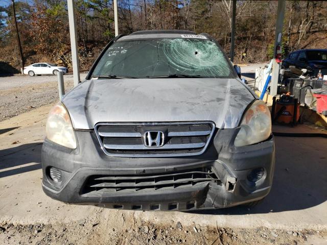 SHSRD78826U409098 - 2006 HONDA CR-V EX SILVER photo 5