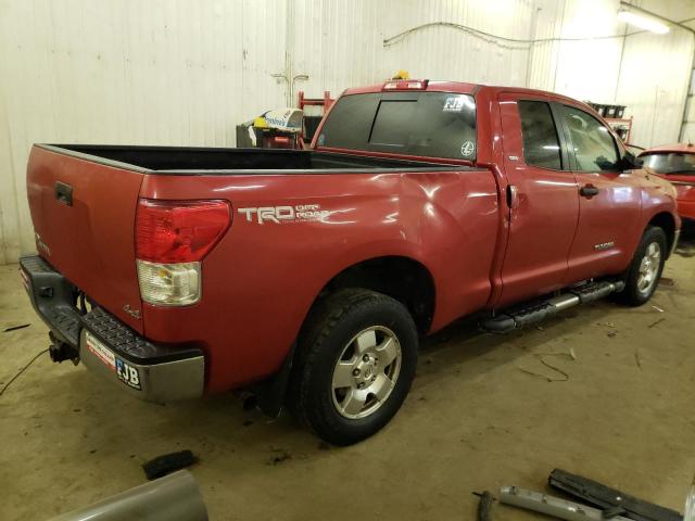 5TFUM5F12BX020148 - 2011 TOYOTA TUNDRA DOUBLE CAB SR5 RED photo 3