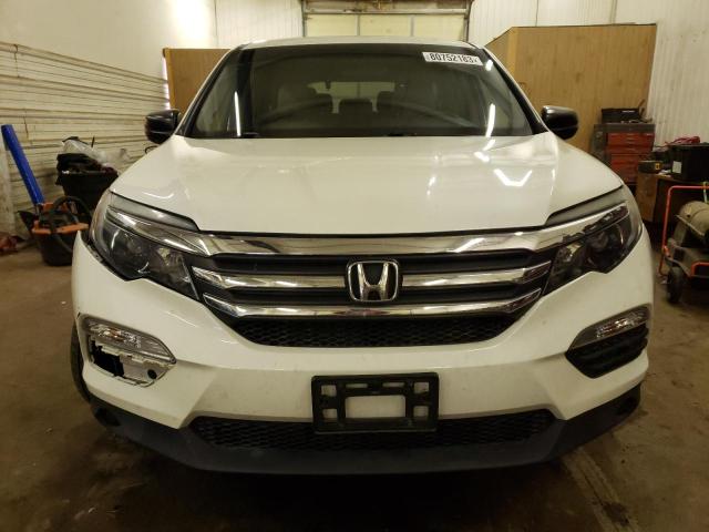 5FNYF6H12HB016845 - 2017 HONDA PILOT LX WHITE photo 5