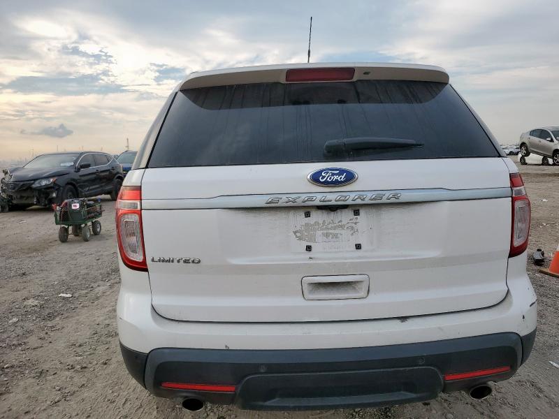 1FMHK7F81BGA50902 - 2011 FORD EXPLORER LIMITED WHITE photo 6
