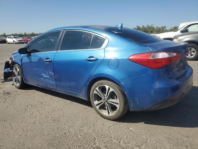 KNAFZ4A83F5336486 - 2015 KIA FORTE EX BLUE photo 2